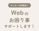 歴15年以上｜Webのお困り事をサポートします 【モニター10枠限定】Web運用でのお困り事対応します！ イメージ1