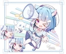 商用可！ミニキャライラスト描きます グッズや配信素材として使いやすいミニキャラです！ イメージ1