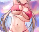 キャラクターメインの一枚絵を描きます 目を引くイラスト！オールジャンル対応します！最短3日納品可能 イメージ3