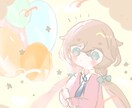 3.5頭身の可愛いイラスト制作します シンプルでかわいいイラストが得意です イメージ3
