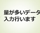 データ入力を行います 時間がいっぱいあるので量があるひと イメージ1