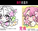 ポップな絵柄でデフォルメキャラアイコン描きます ★1回修正のみ、オプションなしのお任せ価格です☆ イメージ4
