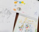 子供イラスト似顔絵、SNS用挿絵描きます ペンと色鉛筆や水彩で味のあるタッチでほのぼのイラスト イメージ5