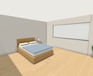 間取り図から家具付きの3D間取りを作りますます 上から見た3Dと、部屋の中からの眺めをお届けします イメージ5