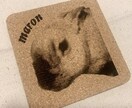 ペットの写真をオリジナルコースターにします ペットのオリジナルアイテムを作りませんか？ イメージ4