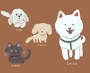 あなたの家族やうちの子のイラスト描きます ゆるゆるでかわいいイラストはいかがですか？ イメージ4