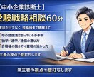 中小企業診断士｜受験戦略相談60分できます 勉強法だけでなく、合格後まで見据えて整理します。 イメージ1