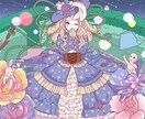 最短3日！アイコン・ヘッダー、1枚絵作成します 「キラキラ」「かわいい」目を引くようなイラストを描きます！ イメージ6