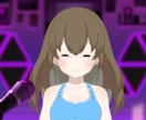 ライブで使用できるキャラを制作します 【勉強中】イラストからモデリングまで一括対応いたします。 イメージ3