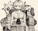 緻密な線ペン画を提供します 細かいペン画を提供します。色付けも可能です。 イメージ5