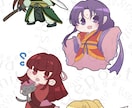 可愛いミニキャラ、SDキャラ描きます あなたのキャラクターを“かわいいミニキャラ”に仕上げます イメージ1