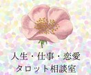 タロット【決定版】あなたのお悩みを解決に導きます 【恋愛・仕事・人生】タロット相談室 イメージ1