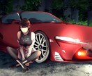イラスト作成承ります 女の子、車、人工物、風景、動物などが得意です イメージ1