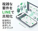 高度なLINEアプリをフルスクラッチで作ります 最新のNext.jsで構築！大規模・複雑要件もLINEで実現 イメージ2