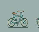 お好きな乗り物をドット絵で描きます シンプルでかわいい、レトロゲーム風の乗り物ドット絵 イメージ2