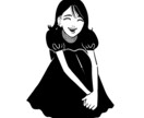 オシャレでシンプルな似顔絵描きます ほんのり似てるモノクロのシンプルな似顔絵が得意です イメージ3