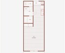 見やすいおしゃれな間取り図を作成します 手書き・写真・PDFから、分かりやすい間取り図に仕上げます イメージ3