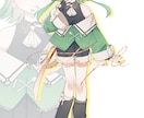 キャラ輝く！立ち絵制作いたします キャラデザからも◎配信・TRPG・ゲーム制作・Vtuber イメージ5