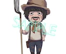 デフォルメキャラ(立ち絵)描きます オリジナル 二次創作 似顔絵 アイコン等に イメージ2