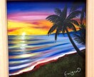 癒しの海の風景をチョークアートで描きます ずっと眺めたくなる、爽やかな海の風景をお描きします。 イメージ2