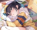 2Dイラスト(背景あり全身)を制作します サムネイルなどに使用できる全身イラスト(背景あり)を作成 イメージ2