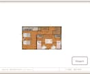 住宅のプレゼン用平面図を作成します 図面を素材感のある、伝わるプレゼン平面図へ イメージ7