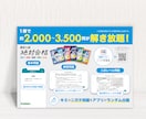 販促、宣伝に強いチラシ作成いたします 大手出版社で約10年実績を積んだプロがデザインをご提案！ イメージ5