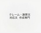 クレーム・謝罪文を丁寧に作成します 感情を悪化させない、そのまま使える対応文 イメージ1