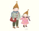 商用利用OK！水彩絵の具でふんわりかわいく描きます 手描きのあたたかみが伝わるイラストを描きます イメージ8