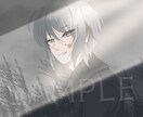 ほんのりダークな雰囲気のイラストお描きします 商用利用可！サムネ、Vtuber、MV、書籍表紙などなど！ イメージ2