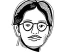 商用OK！モノクロおしゃれなアイコン描きます ビジネスでも使いやすい似顔絵アイコンです。 イメージ2