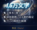 スピリチュアル鑑定◆スターシードの使命を解明します 全15章の分析◆前世のルーツや地球へ来た理由など解読 イメージ2