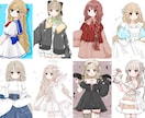 既存絵をお好きなビジュに！カスタムイラスト描きます お好みの元絵をビジュアルチェンジしてあなただけのイラストに！ イメージ4