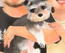 あたたかいタッチでペットと一緒に似顔絵を描きます 写真とは違う絵本の挿絵のようなあたたかい作品をお届けします。 イメージ2