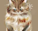 あなたの愛猫を描きます 愛猫の魅力をアートに！世界に一つだけのペットポートレート イメージ1