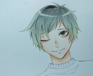 アナログで創作イラスト描きます SNS等のアイコンにお困りの方にオススメです イメージ3