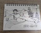 おしゃれなスケッチ風イラスト描きます 文章媒体作品の挿絵や目を引くイラストが欲しい方にオススメです イメージ5