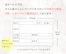 マルシェやイベント向けの食品表示ラベルを制作します リニューアルしました！｜枚数早見表付きで初心者の方にも安心 イメージ2