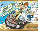世界でひとつ！ウェルカムボードや似顔絵お描きします 結婚・出産・お誕生日祝いなどに心のこもったイラストの贈り物を イメージ2
