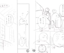 シナリオ・原案から漫画ネームを制作します 商業掲載経験を活かし、読者に伝わる漫画として構成いたします。 イメージ4