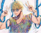 色彩にこだわったイラスト作成します 唯一無二の色使いの男性が得意です。 イメージ2