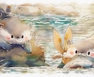 可愛い動物キャラクター、アイコンお描きします デジタルイラストでふんわり絵に仕上げます イメージ6