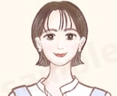 シンプル大人かわいいイラスト魅力たっぷりで描きます アイコン～一枚絵など幅広く対応いたします。ご相談ください！ イメージ1