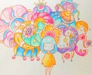 アイコンやヘッダー、LINEスタンプ作ります ちょっと変わった絵も描けます描いちゃいます イメージ3