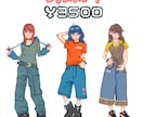 写真をポップで可愛いオリジナルイラストにします 写真からあなただけのイラストを制作します！ イメージ4