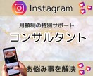 Instagramの運用を1ヶ月間コンサルします 月額制で質問し放題！コンサル卒業もサポート♪オトクなプランも イメージ1