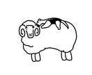 モノクロでシンプルに動物を描きます モノトーンであたたかみのあるイラスト イメージ4