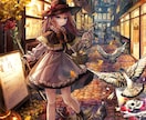 幻想的な一枚絵を描きます 背景あり、キャラクターのみ、どちらも可能です イメージ2