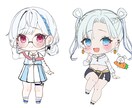 アイコン・1枚絵・立ち絵描きます 周年記念用、グッズ用、IRIAM用などにオススメです！ イメージ8