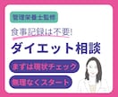管理栄養士が今のダイエット方針を診断します 食事記録なしで今のストレスと痩せ方の方向性が分かる！ イメージ1